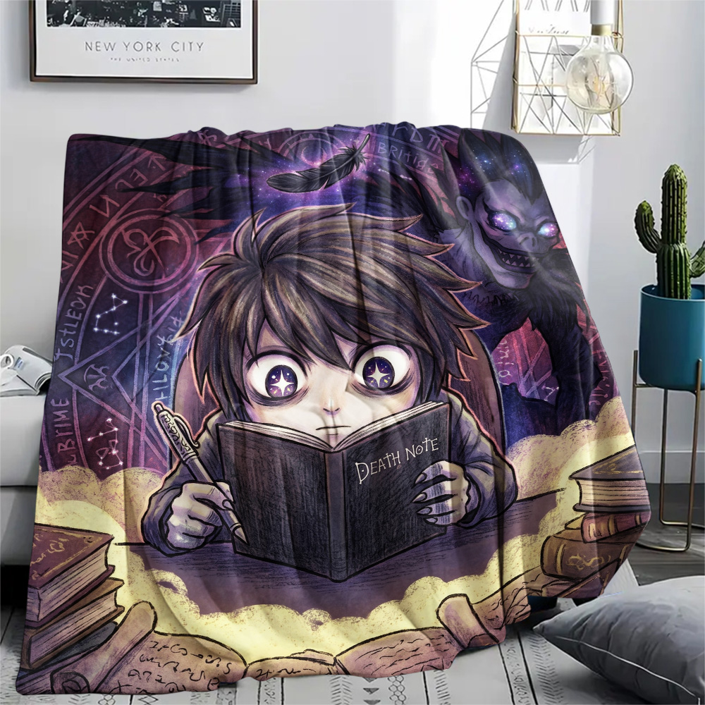 Home Textiles Notes - Death Note Cozy Flannel Blanket Warm