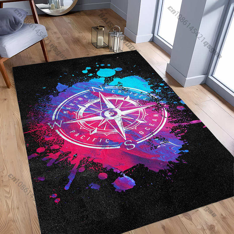 Home Textiles Design - Compass Design Rug for Modern Spaces