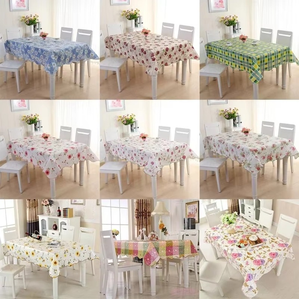 Home Textiles News - Waterproof PVC Table Cloth Home Coffee