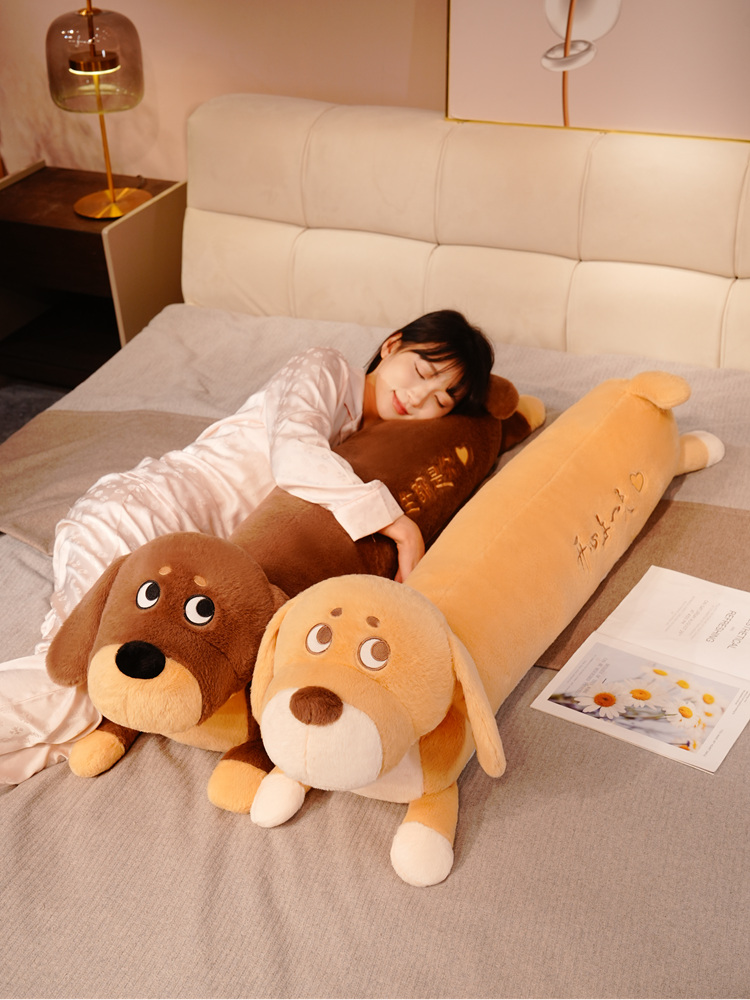 Bolster Pillow Long - 80cm New Huggable Dachshund Plush Toy