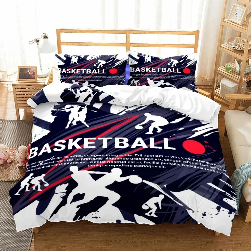 Home Textiles Uk - Fantastic 3D Print Basketball Duvet Cover