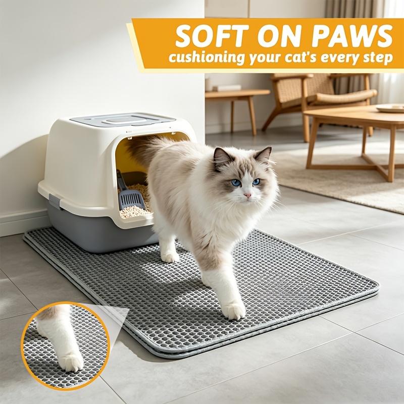 Cat Litter Mat Double-Layer Cl - Mattress Protector Waterproof ulasan dan harga