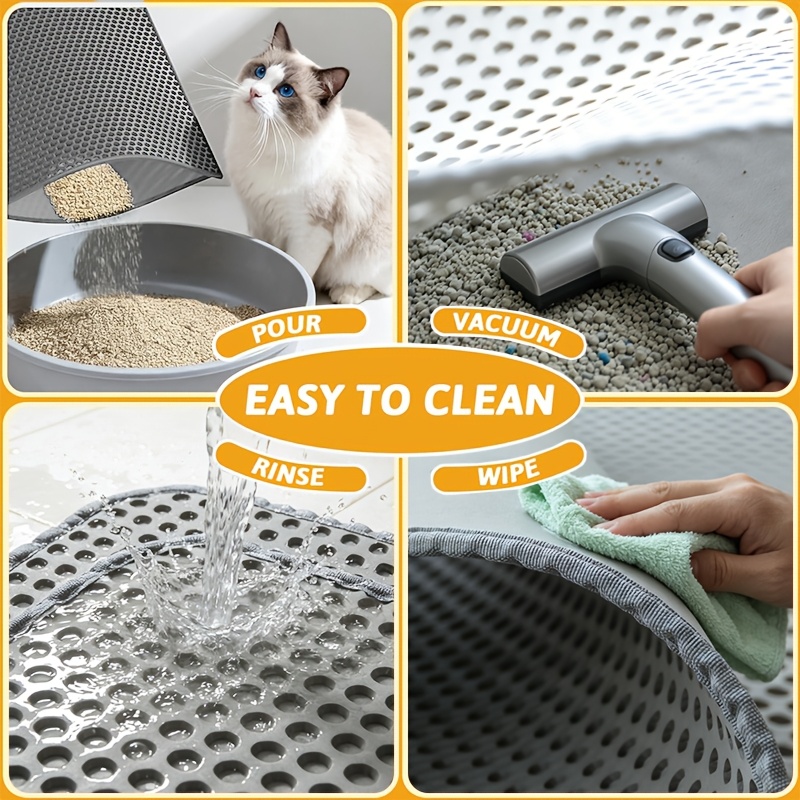 Cat Litter Mat Double-Layer Cl - Mattress Protector Waterproof ulasan dan harga
