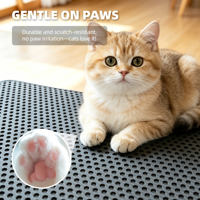 Cat Litter Mat Double-Layer Cl - Mattress Protector Waterproof ulasan dan harga