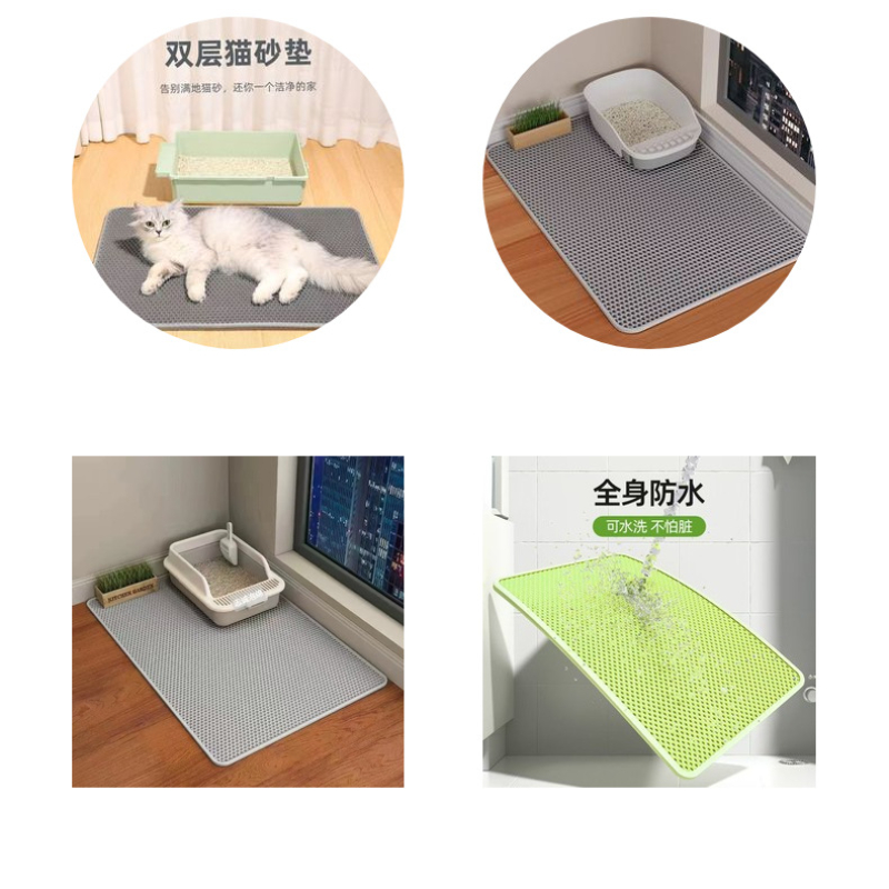 Cat Litter Mat 2-Layer Design  - Mattress Protector Waterproof ulasan dan harga
