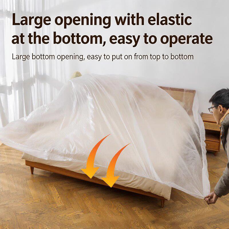 Transparent Disposable Bed Cov - Mattress Protector Waterproof ulasan dan harga