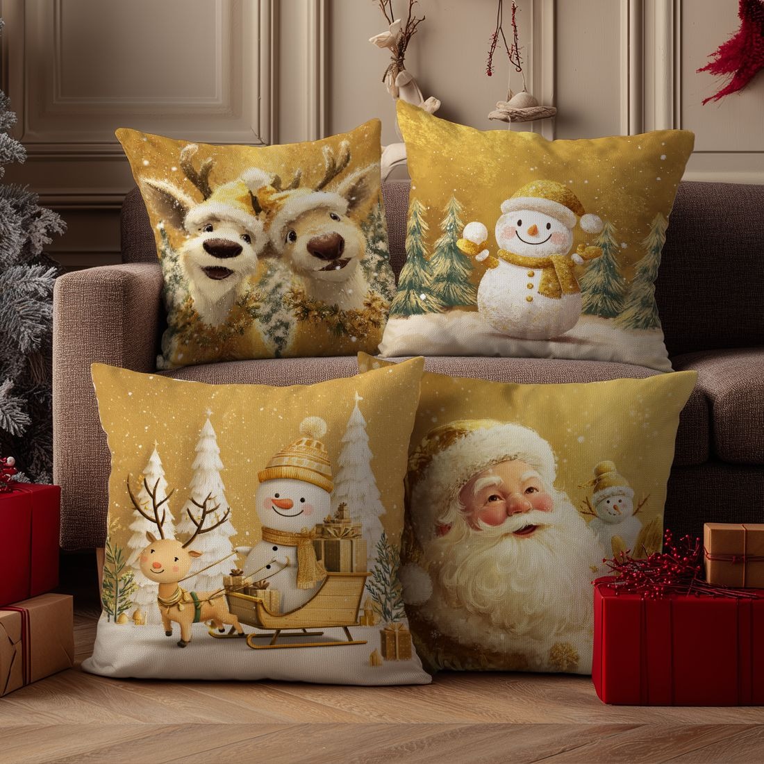 Festive Christmas Pillowcases: - Home Textiles News ulasan dan harga