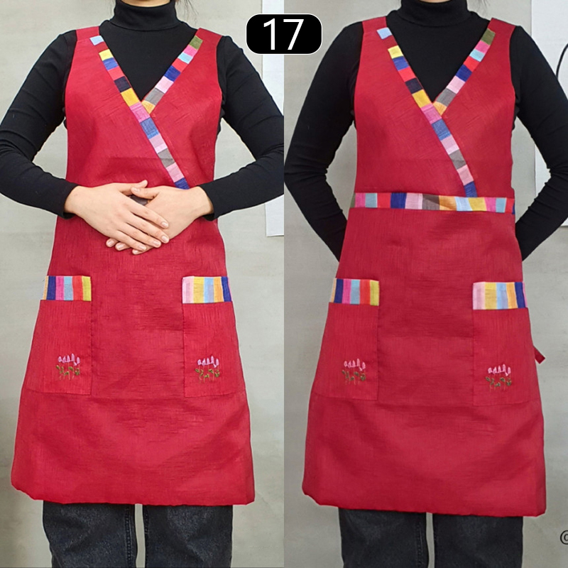 Korean Style V-neck Apron Kore - Linum Home Textiles ulasan dan harga