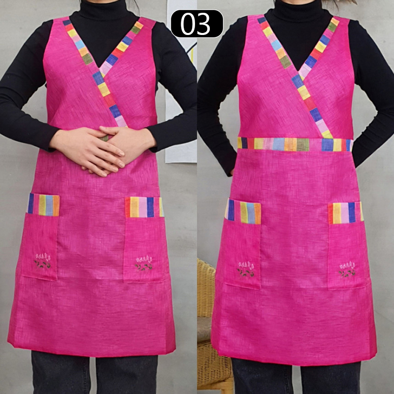 Korean Style V-neck Apron Kore - Linum Home Textiles ulasan dan harga