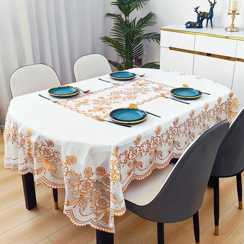 New PVC Oval Waterproof Tablec - Home Textiles News ulasan dan harga