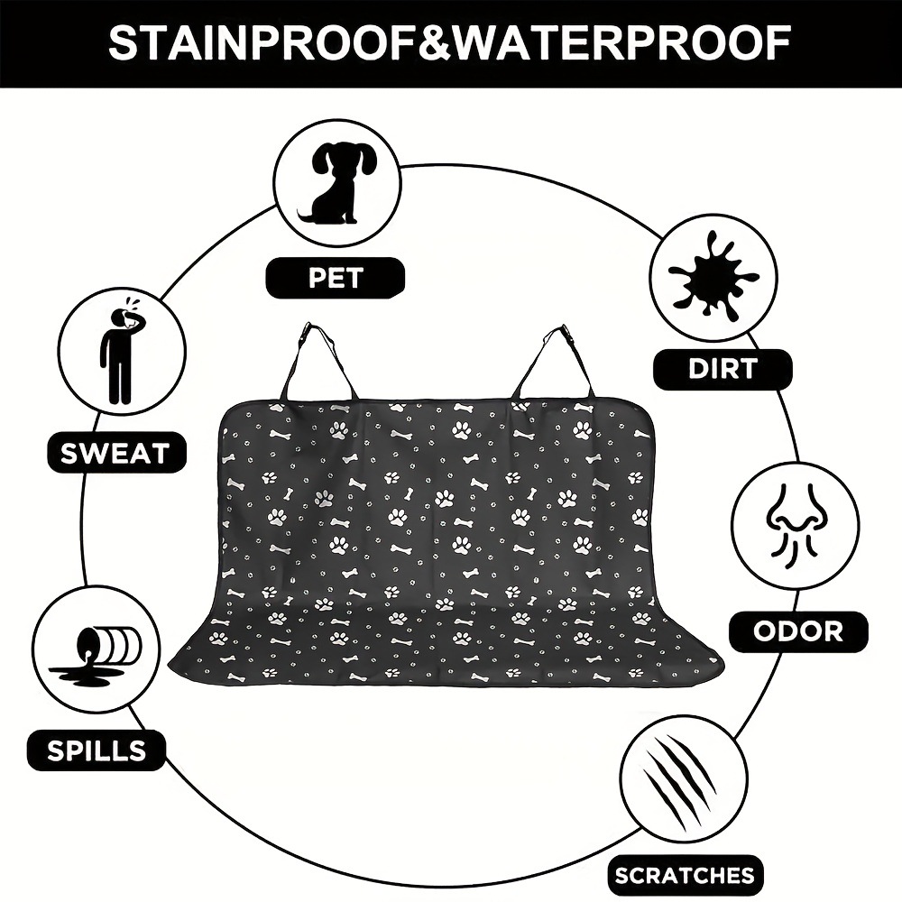 1pc Black Waterproof Pet Car S - Mattress Protector Waterproof ulasan dan harga