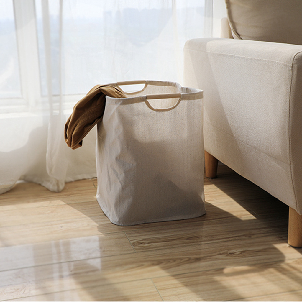 Laundry Basket Cotton Linen Fo - Linum Home Textiles ulasan dan harga