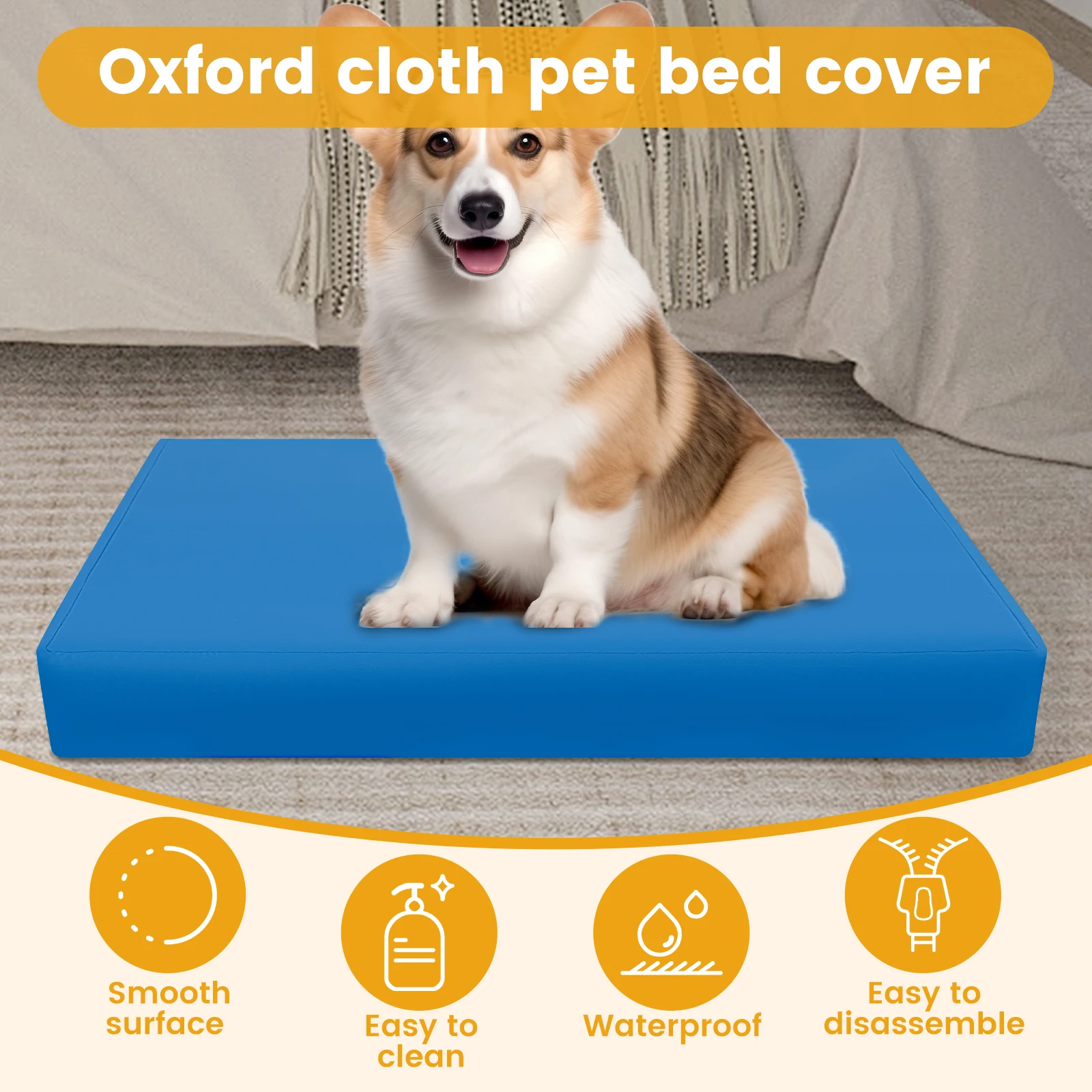 Dog Bed Cover Oxford Cloth Wat - Mattress Protector Waterproof ulasan dan harga