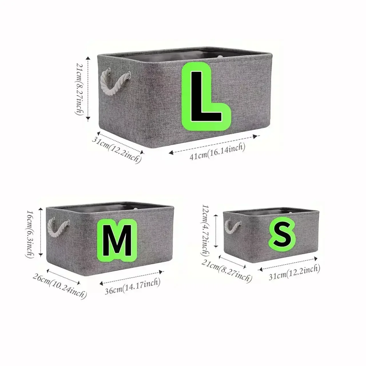 Foldable Linen Storage Basket  - Linum Home Textiles ulasan dan harga