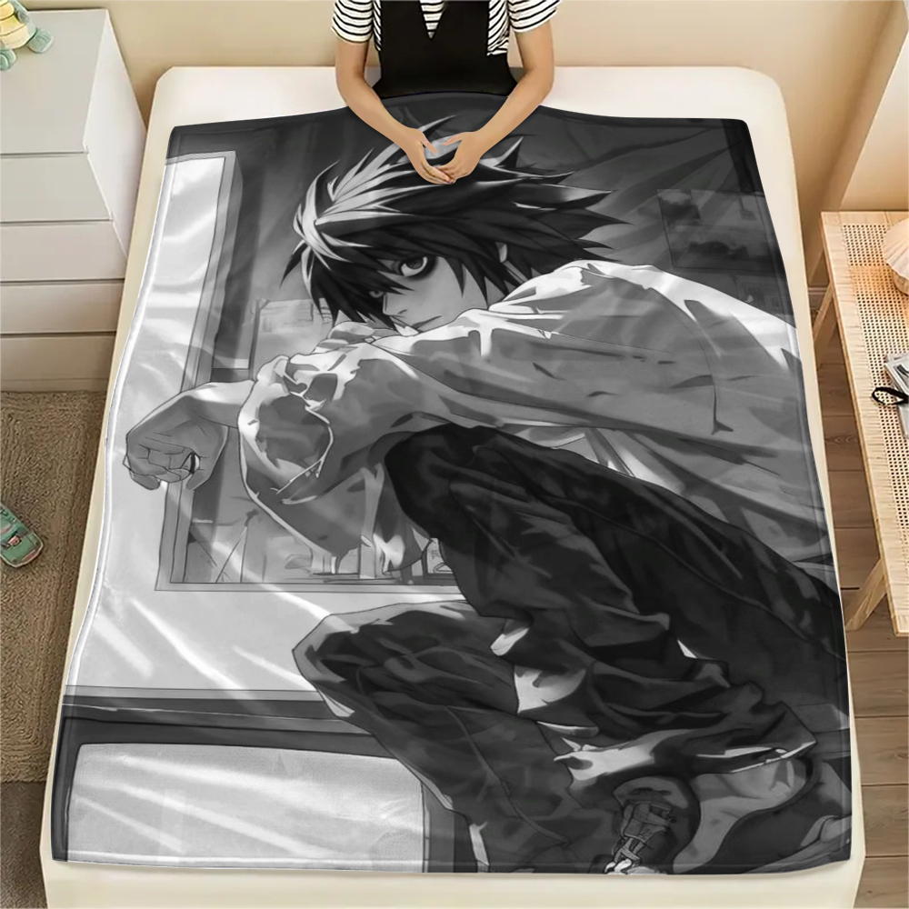 Death Note L Soft Warm Printed - Home Textiles Notes ulasan dan harga