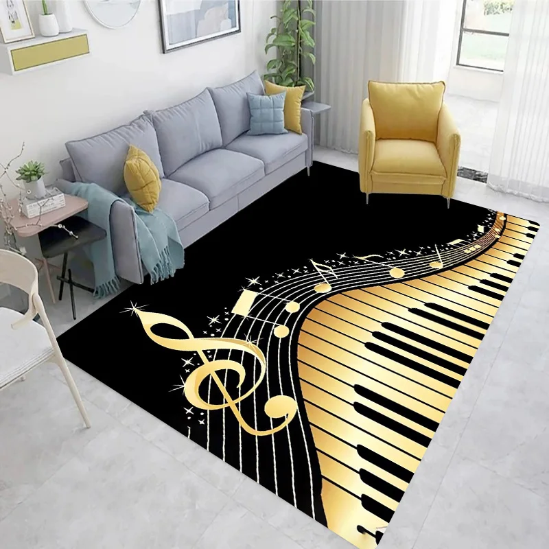 Piano Black and White Keys She - Home Textiles Notes ulasan dan harga