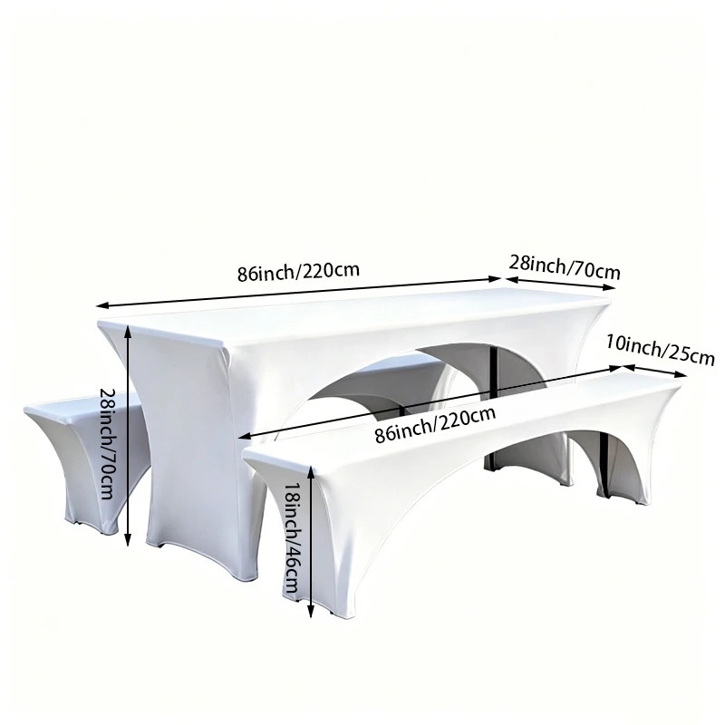 3Pcs Spandex Table Cover Open  - Home Textiles News ulasan dan harga