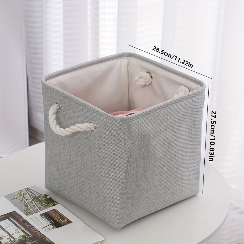 2Pcs/Cotton and Linen Storage  - Linum Home Textiles ulasan dan harga