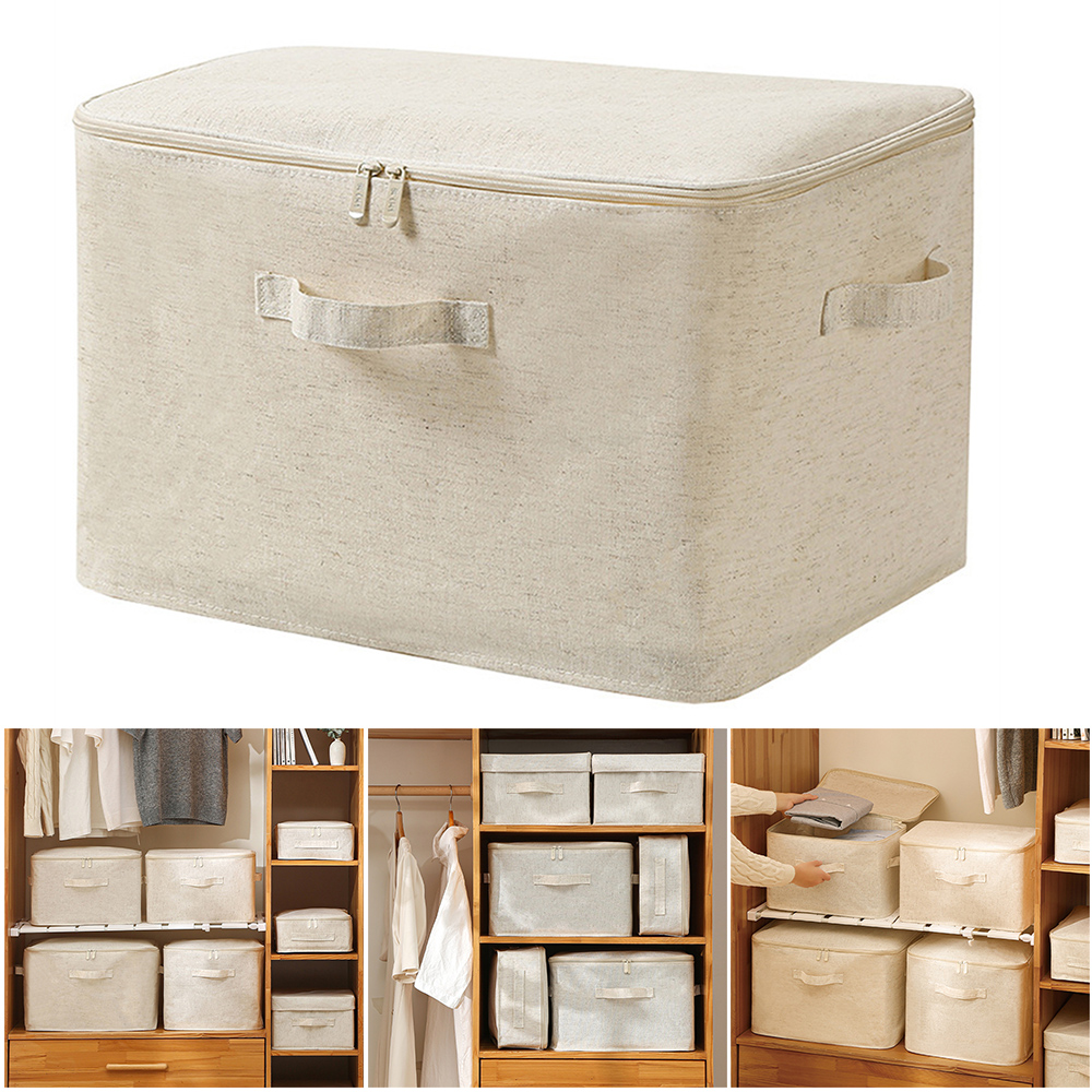 Foldable Home Storage Bag Cott - Linum Home Textiles ulasan dan harga