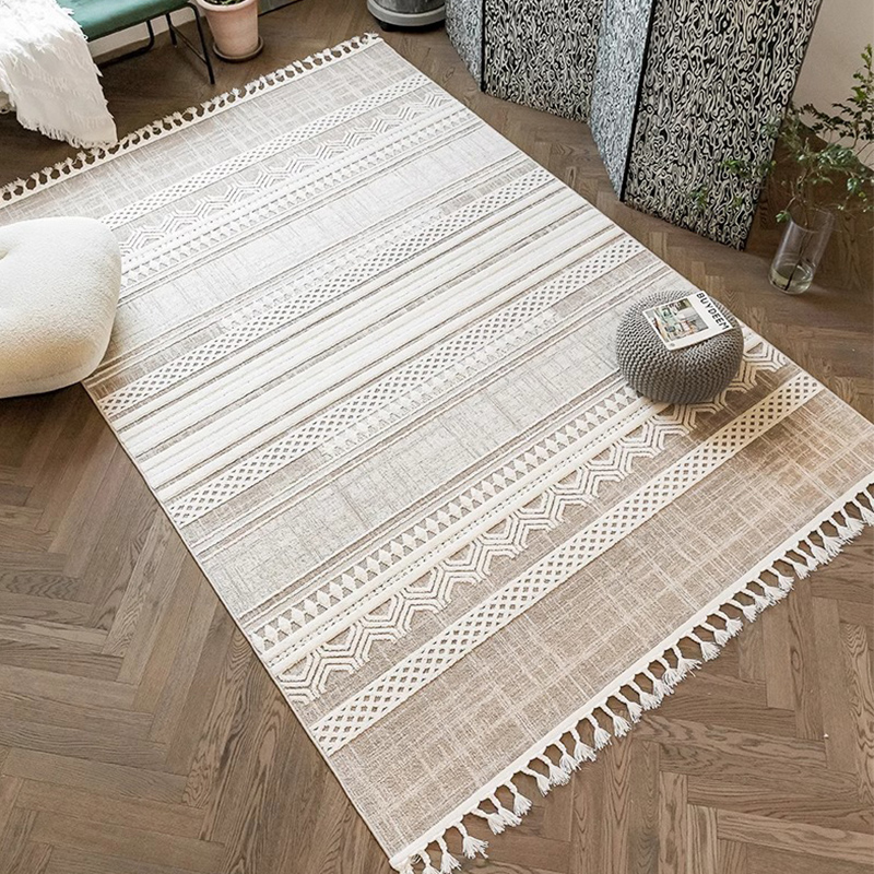 Moroccan Tassel Hand Woven Are - Japanese Home Textiles ulasan dan harga