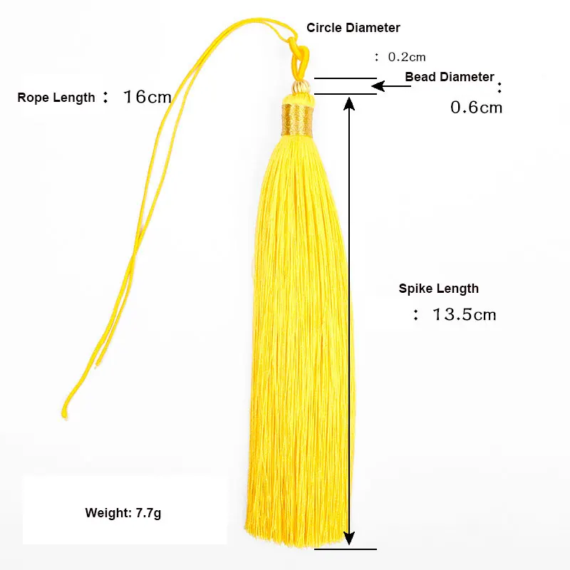 1PC 13CM Craft Tassels Silk Ha - Home Textiles Design ulasan dan harga