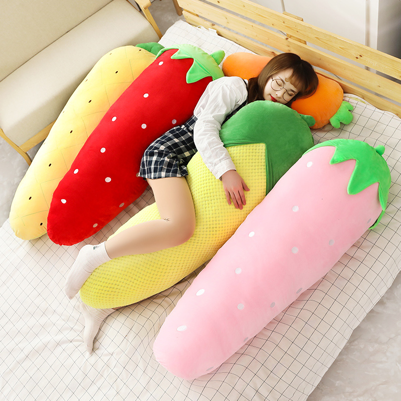 50/70/120CM Long Fruits Plush  - Bolster Pillow Long ulasan dan harga