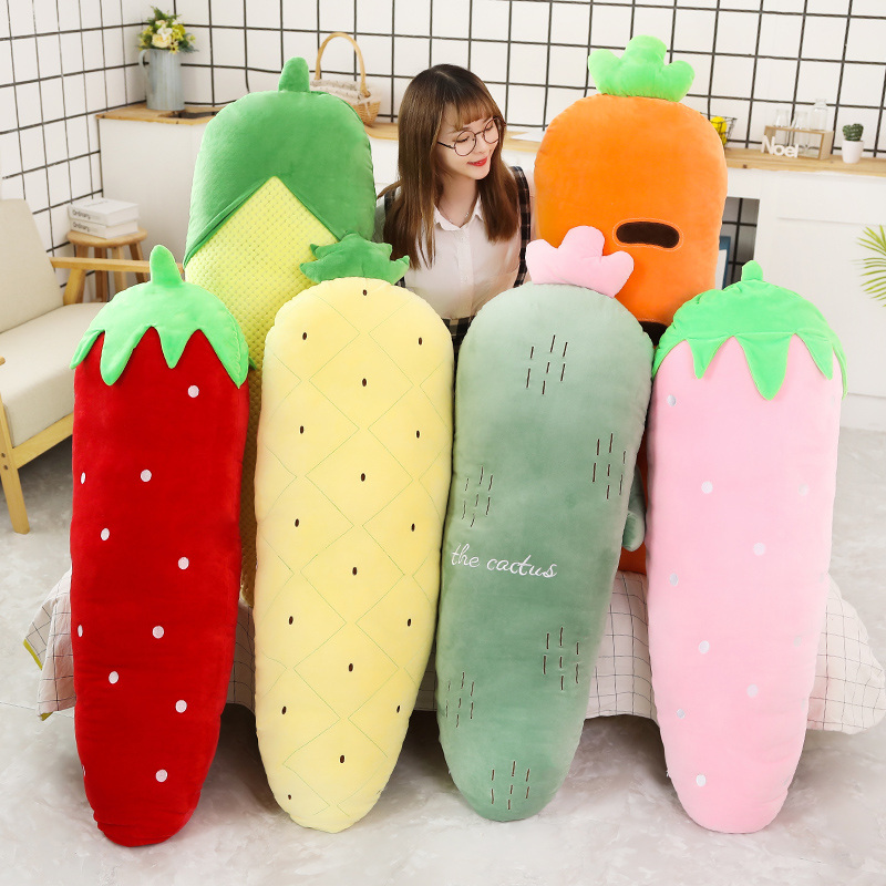 50/70/120CM Long Fruits Plush  - Bolster Pillow Long ulasan dan harga