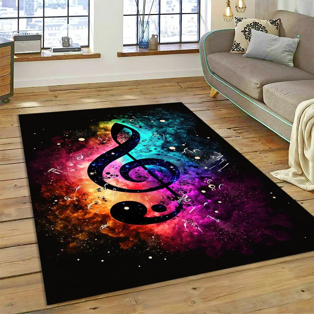 Colorful Musical Note Music Sc - Home Textiles Notes ulasan dan harga