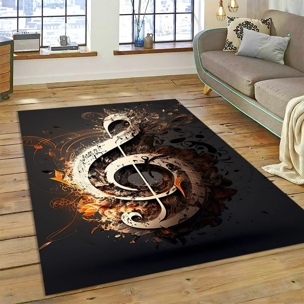 Colorful Musical Note Music Sc - Home Textiles Notes ulasan dan harga