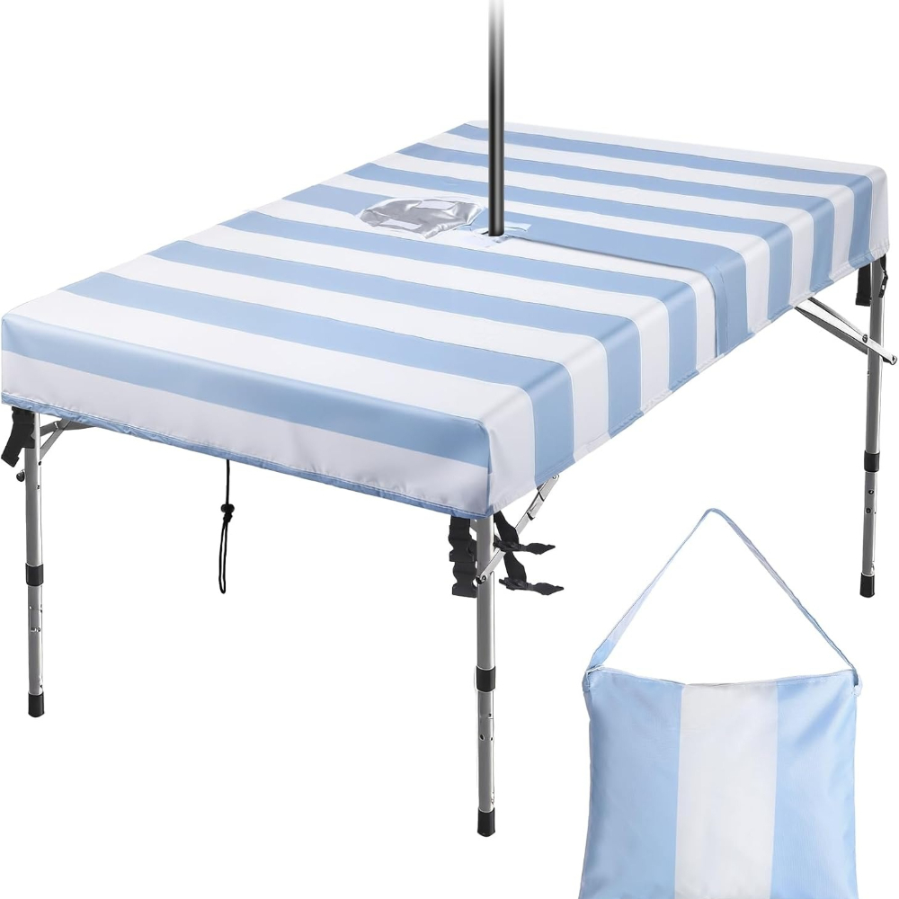Outdoor Tablecloth with Umbrel - Home Textiles News ulasan dan harga