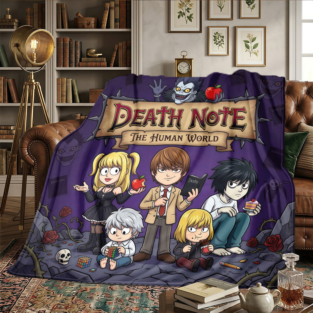 Death Note Patterns Home Blank - Home Textiles Notes ulasan dan harga