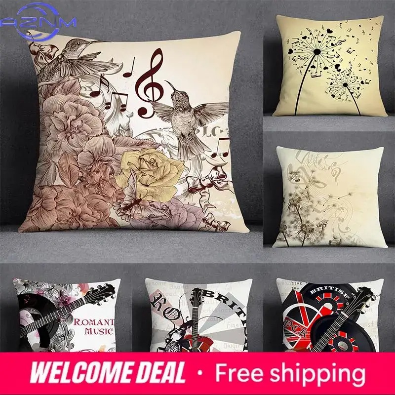 Musical Note Guitar Series Pat - Home Textiles Notes ulasan dan harga
