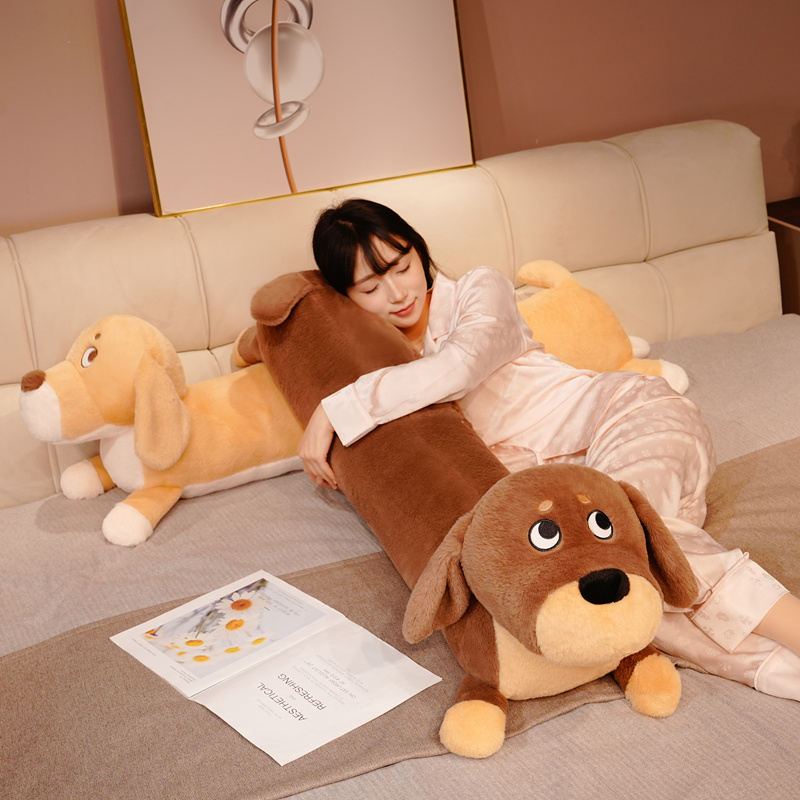 80cm New Huggable Dachshund Pl - Bolster Pillow Long ulasan dan harga