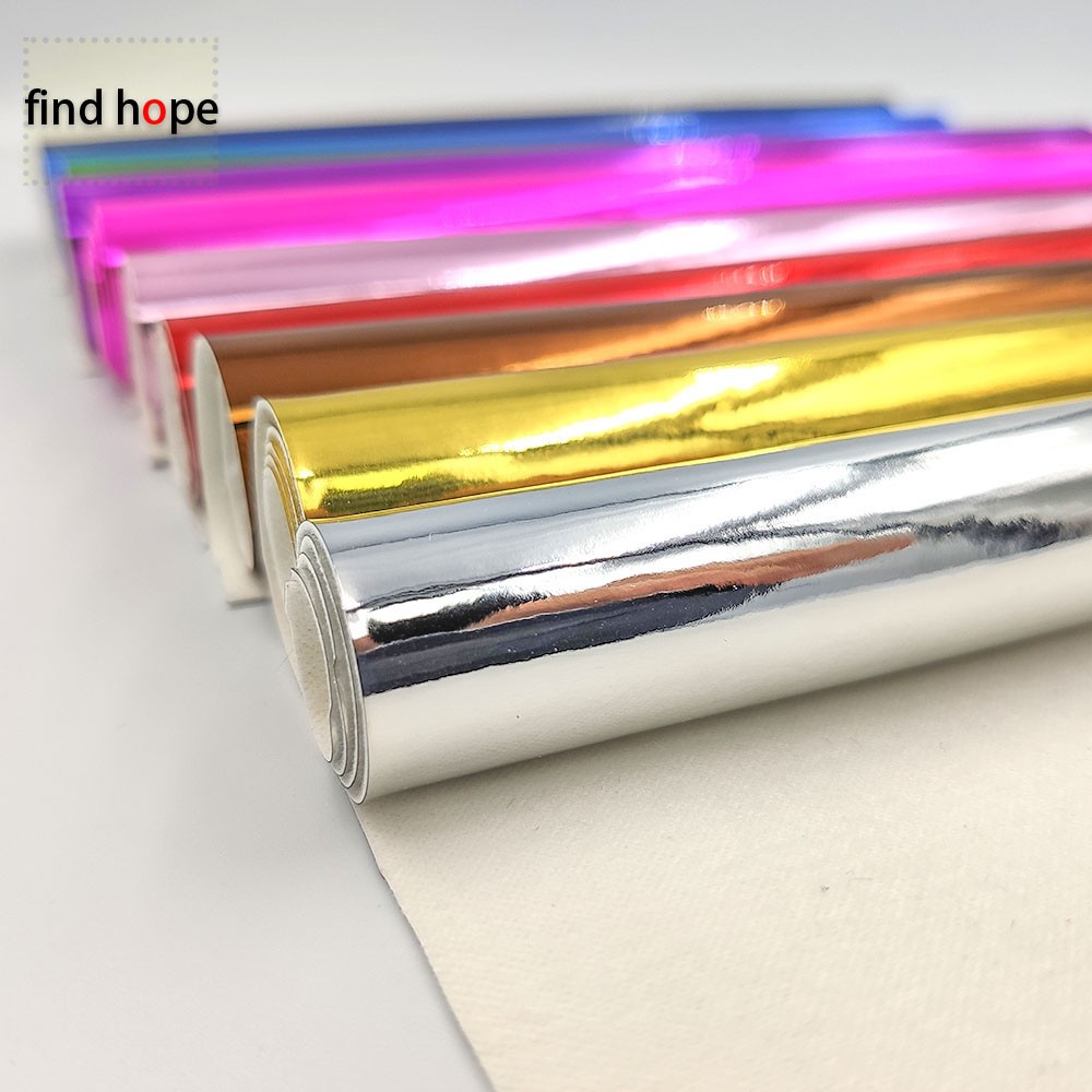 Holographic Mirror Shiny PU Le - Home Textiles Design ulasan dan harga