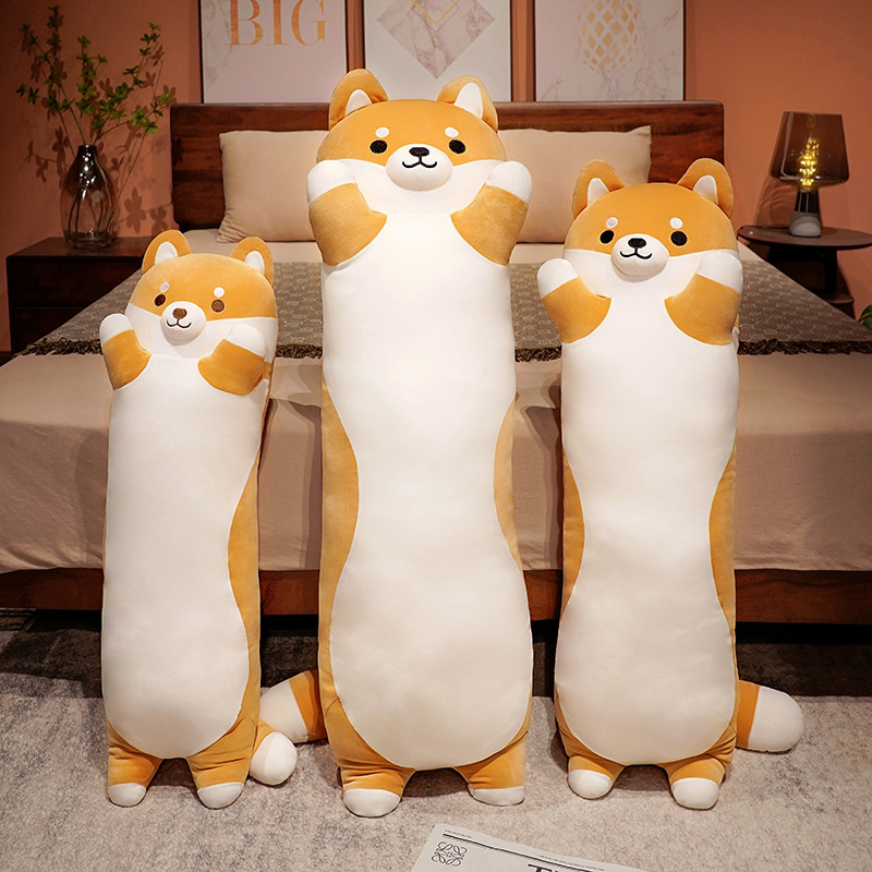 130cm Giant Long Shiba Inu Dog - Bolster Pillow Long ulasan dan harga