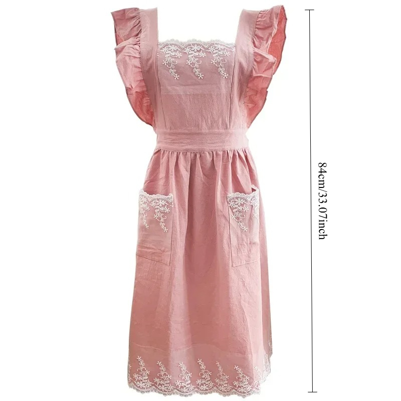 Home Use Apron Cotton Linen Dr - Linum Home Textiles ulasan dan harga